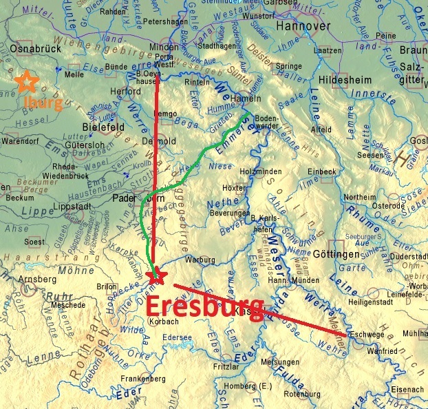 Eresburg - Weser - Irminsul.jpg